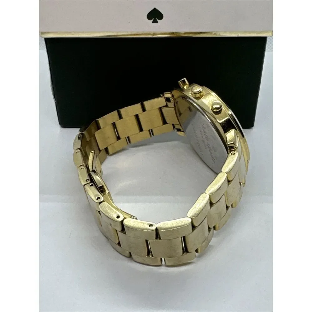 Kate Spade New York 0100 Women's Gold Stainless Steel Analog Dial Watch JNA160